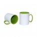 Inner Rim Color Mug(Light Green)